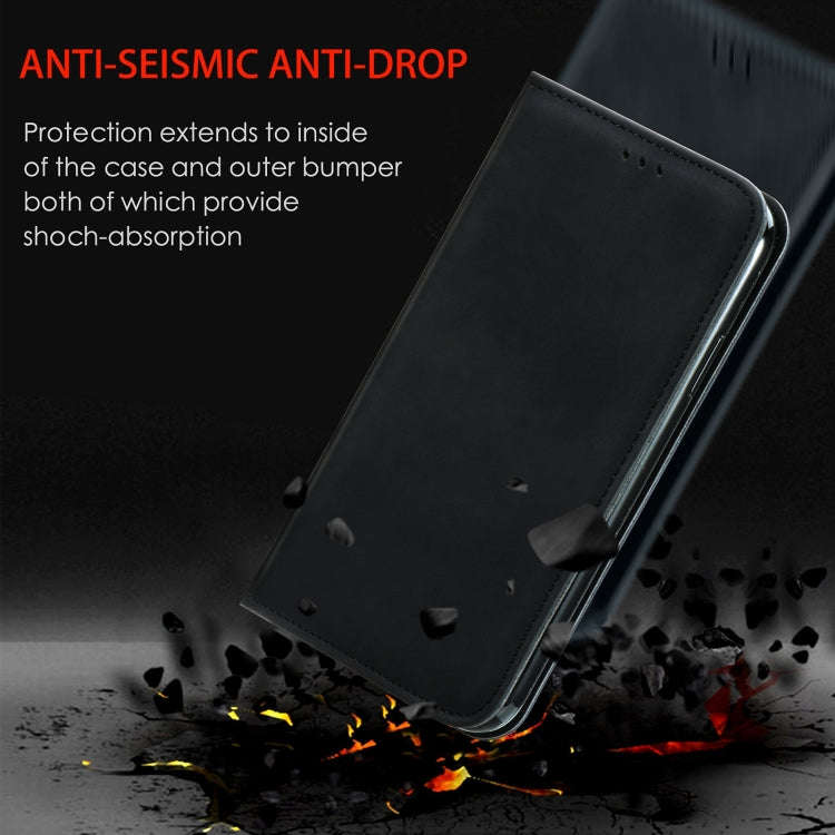 For Honor Magic5 Lite Retro Skin Feel Magnetic Leather Phone Case(Black)