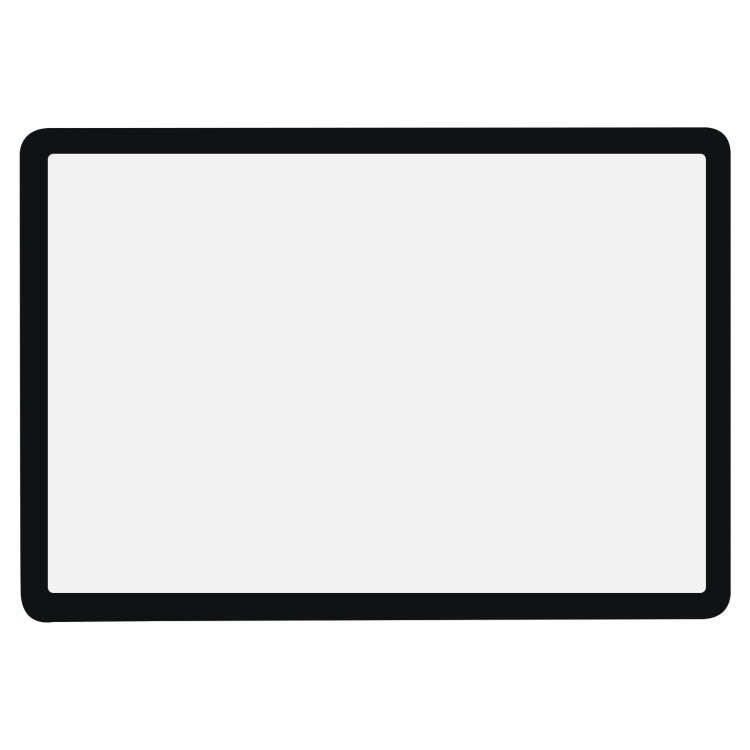 For Canon EOS 6D Acrylic Material LCD Screen Outer Lens