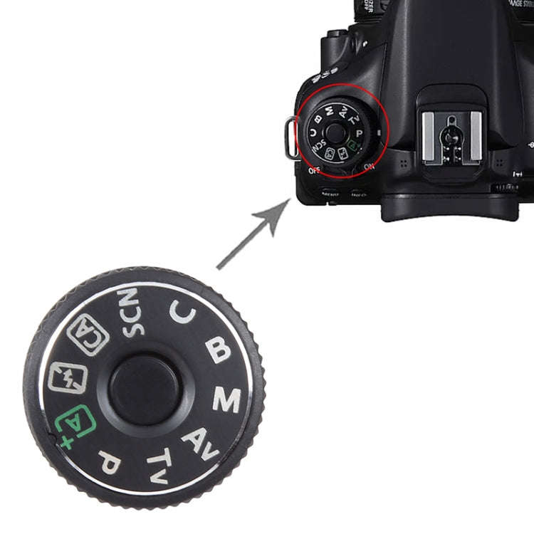For Canon EOS 70D Original Mode Dial