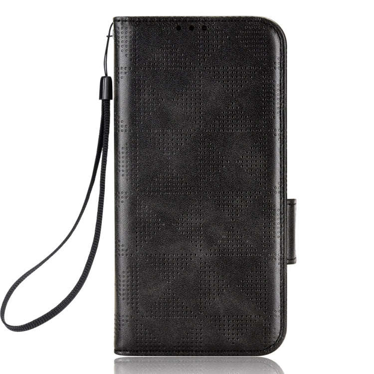 For Huawei Enjoy 60 4G Symmetrical Triangle Leather Phone Case(Black)