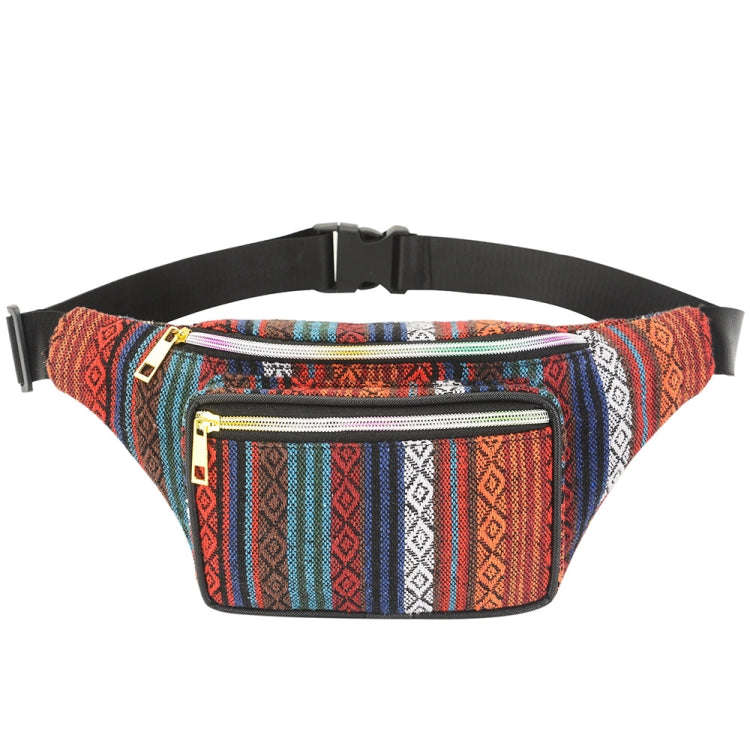 Outdoor Sports Bohemian Ethnic Style Fashion Waist Bag, Size:34x15cm(Style-A)