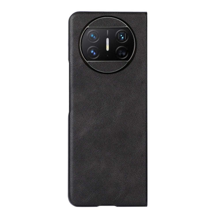For Huawei Mate X3 Cowhide Texture PU Phone Case(Black)