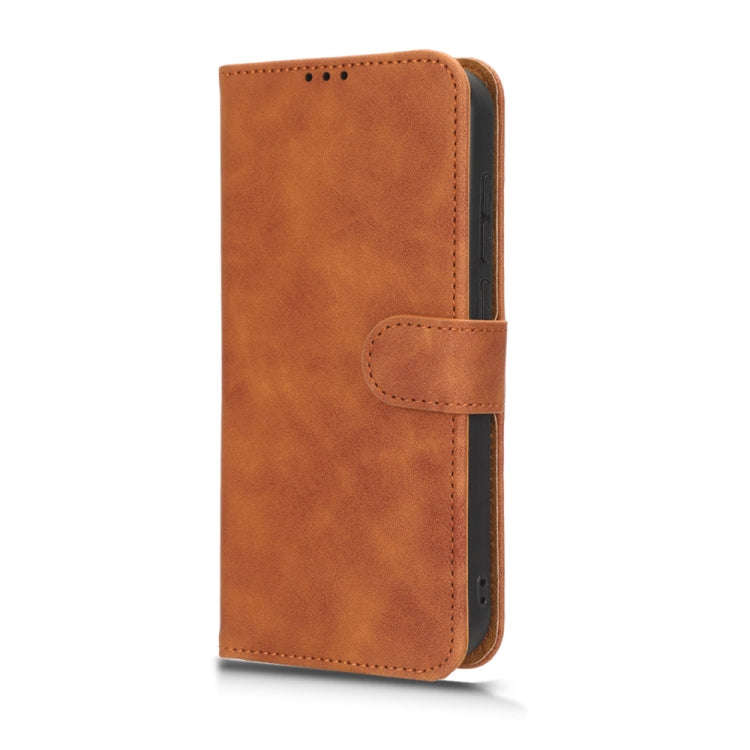 For Doogee X97 / X97 Pro Skin Feel Magnetic Flip Leather Phone Case(Brown)
