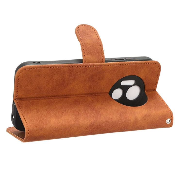 For Doogee X97 / X97 Pro Skin Feel Magnetic Flip Leather Phone Case(Brown)