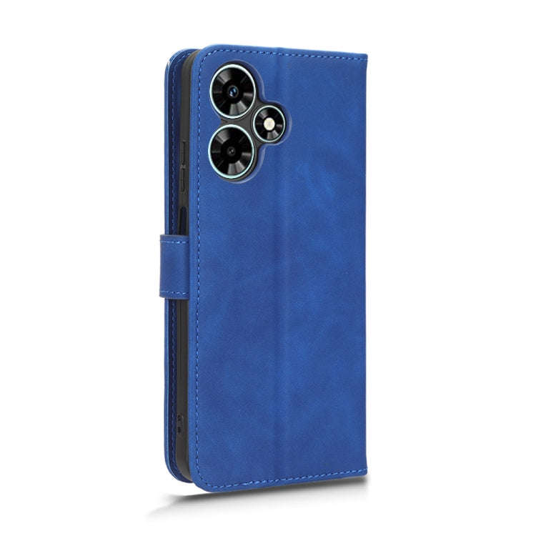 For Infinix Hot 30 Play Skin Feel Magnetic Flip Leather Phone Case(Blue)