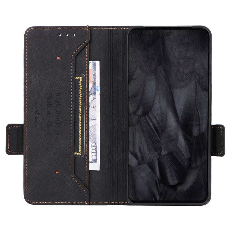 For Google Pixel 8 Pro Magnetic Clasp Leather Phone Case(Black)