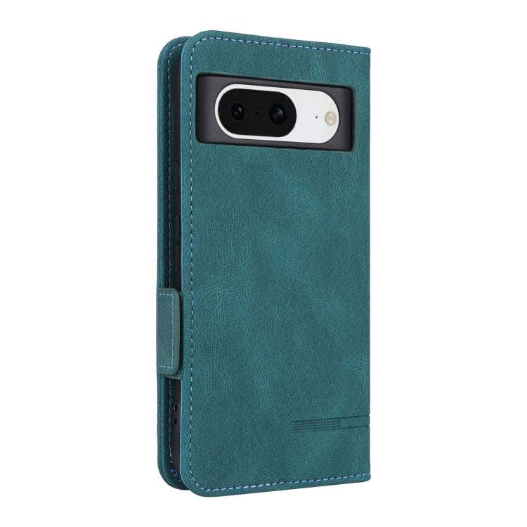 For Google Pixel 8 Magnetic Clasp Leather Phone Case(Green)