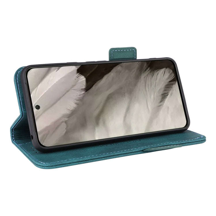 For Google Pixel 8 Magnetic Clasp Leather Phone Case(Green)