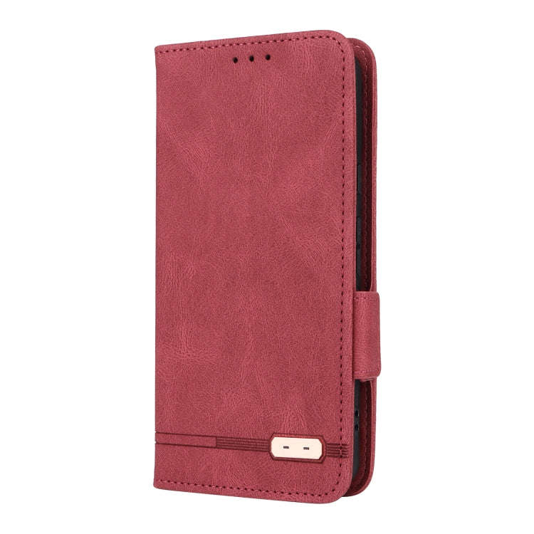 For Google Pixel 8 Magnetic Clasp Leather Phone Case(Red)