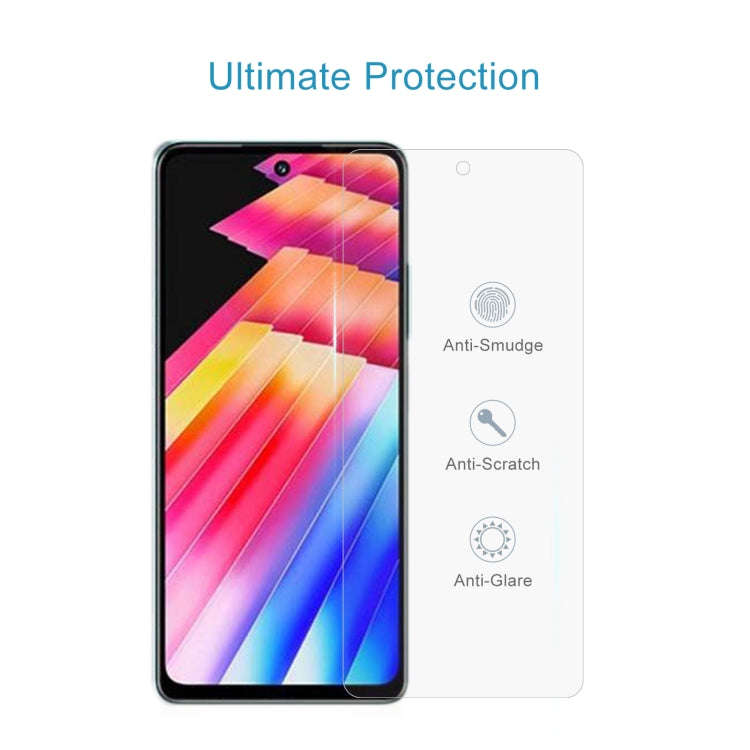 For Infinix Hot 30 Play 10pcs 0.26mm 9H 2.5D Tempered Glass Film