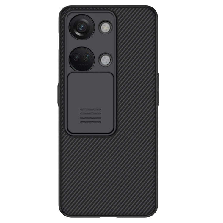 For OnePlus Ace 2V NILLKIN Black Mirror Series Camshield PC Phone Case(Black)