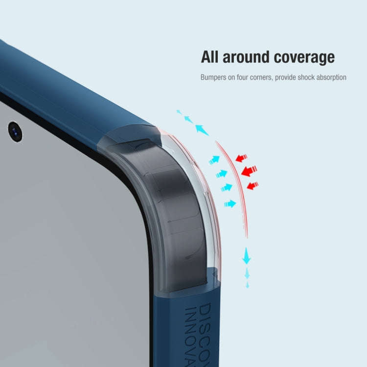 For Meizu 20 Pro NILLKIN Frosted Shield Pro PC + TPU Phone Case(Blue)