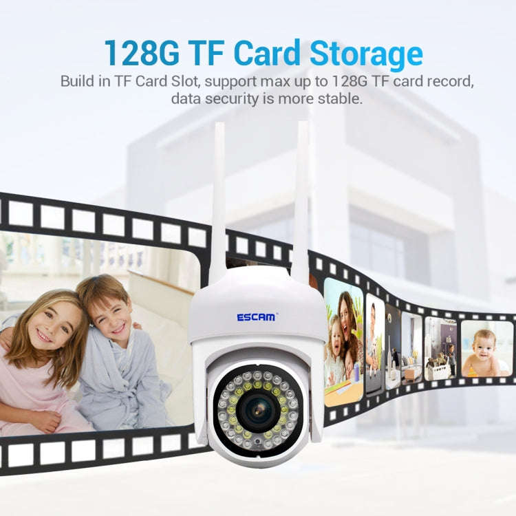 ESCAM PVR007 3MP Smart HD WiFi Camera Support Full Color Night Vision / Motion Detection / Sound ...