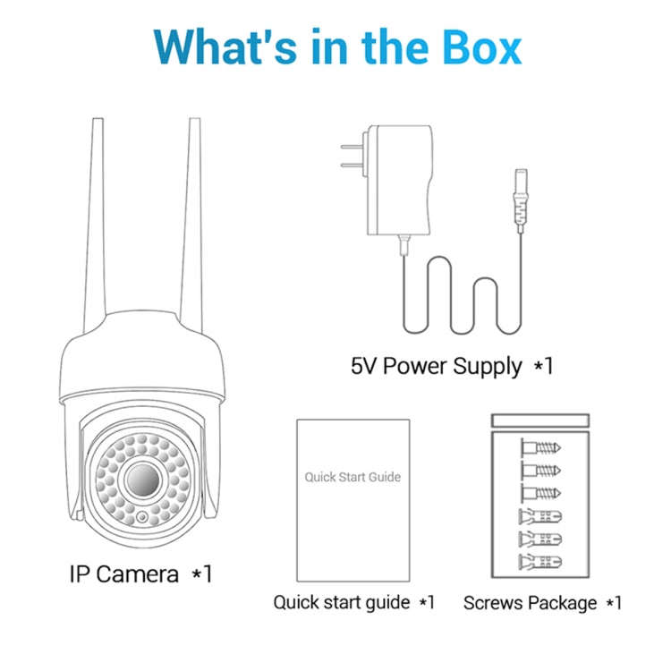 ESCAM PVR007 3MP Smart HD WiFi Camera Support Full Color Night Vision / Motion Detection / Sound ...