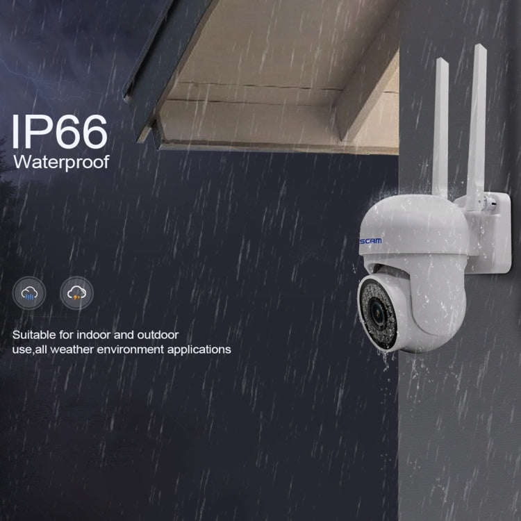 ESCAM PVR007 3MP Smart HD WiFi Camera Support Full Color Night Vision / Motion Detection / Sound ...