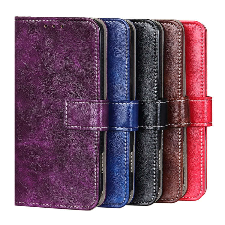 For Nokia C22 4G Retro Crazy Horse Texture Leather Phone Case(Red)
