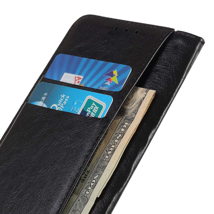 For Nokia C22 4G Magnetic Crazy Horse Texture Leather Phone Case(Black)