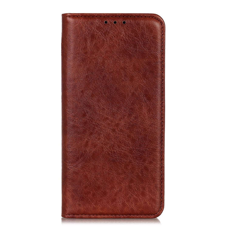 For Nokia C12 4G Magnetic Crazy Horse Texture Leather Phone Case(Brown)