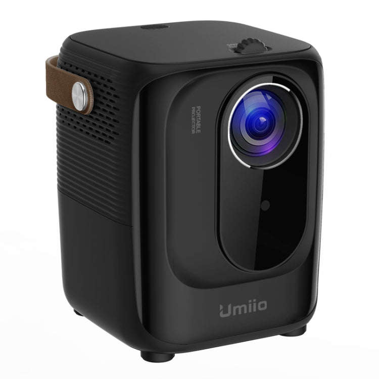 A007 Portable 1280 x 720 HD 113 ANSI Smart LED Projector, Plug:UK Plug(Black)