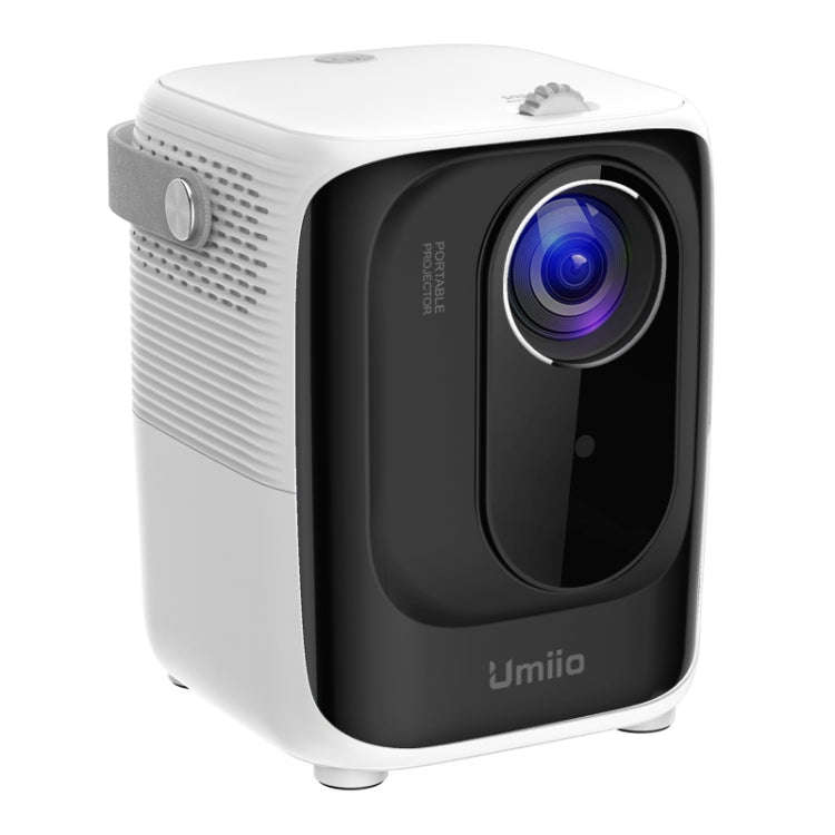 A007 Portable 1280 x 720 HD 113 ANSI Smart LED Projector, Plug:US Plug(White)