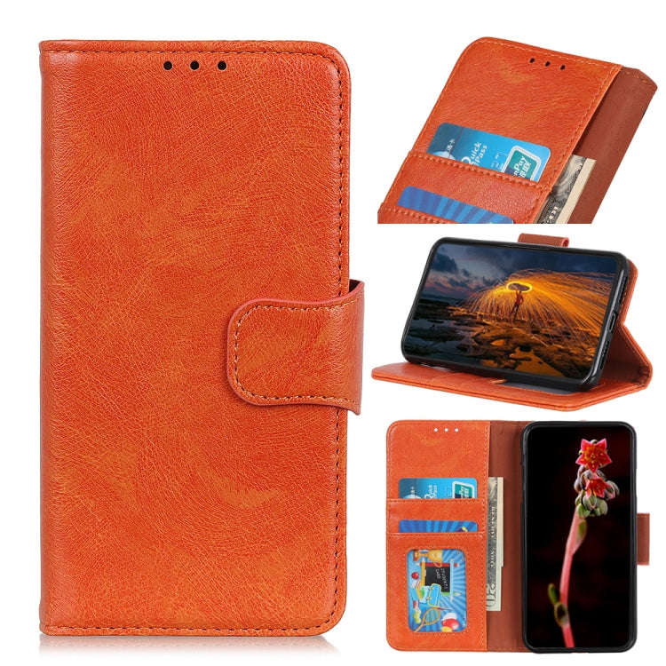 For Nokia C22 4G Nappa Texture Leather Phone Case(Orange)
