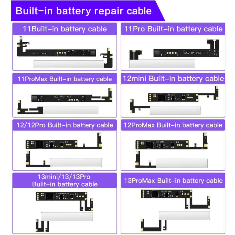 i2C KC01 Multi-function Comprehensive Battery Repair Instrument for iPhone 6-14 Pro Max, Version:...