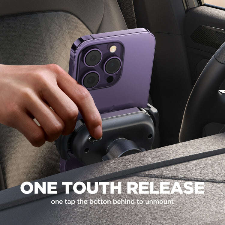 JOYROOM JR-ZS351 Car Air Outlet Phone Holder Compatible with 4.7-7 inch(Silver)