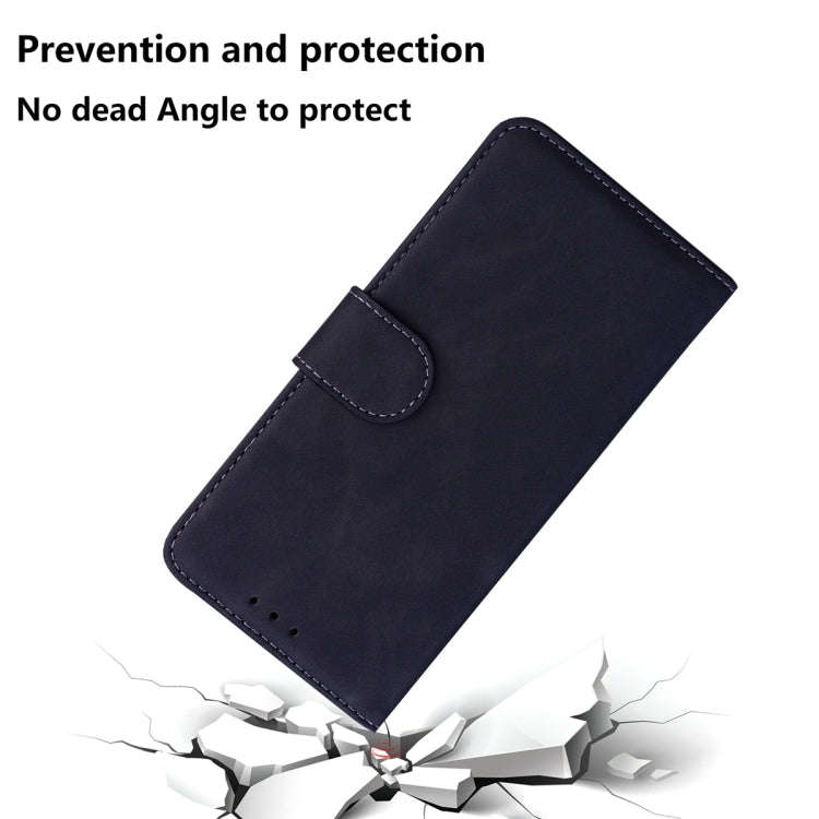 For Google Pixel 8 Pro Skin Feel Pure Color Flip Leather Phone Case(Black)