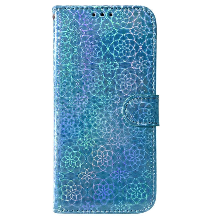 For Google Pixel 8 Colorful Magnetic Buckle Leather Phone Case(Blue)