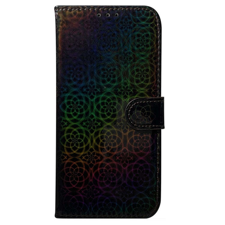 For Google Pixel 8 Colorful Magnetic Buckle Leather Phone Case(Black)