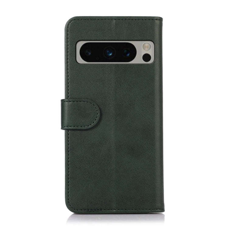 For Google Pixel 8 Pro Cow Texture Flip Leather Phone Case(Green)