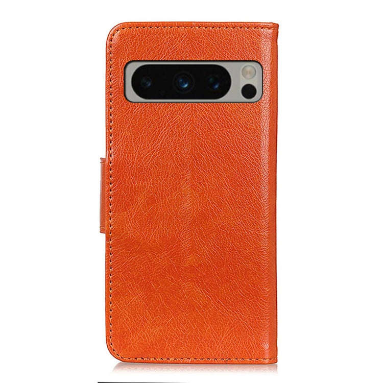 For Google Pixel 8 Pro Nappa Texture Horizontal Flip Leather Phone Case(Orange)