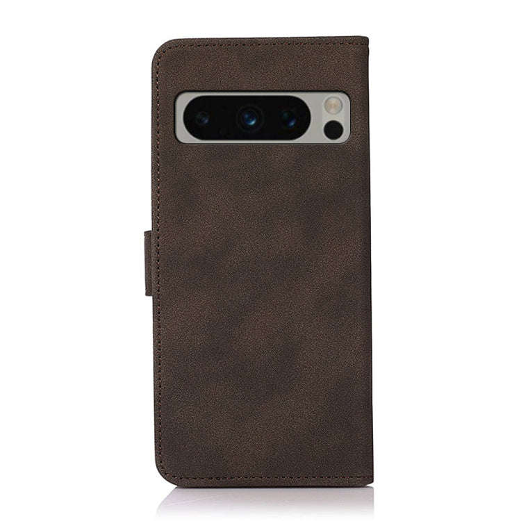 For Google Pixel 8 Pro KHAZNEH Matte Texture Leather Phone Case(Brown)