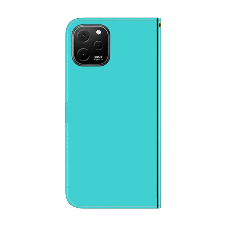 For Huawei nova Y61 / Enjoy 50z Imitated Mirror Surface Leather Phone Case(Mint Green)
