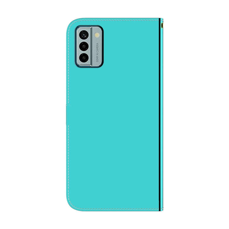 For Nokia G22 Imitated Mirror Surface Leather Phone Case(Mint Green)