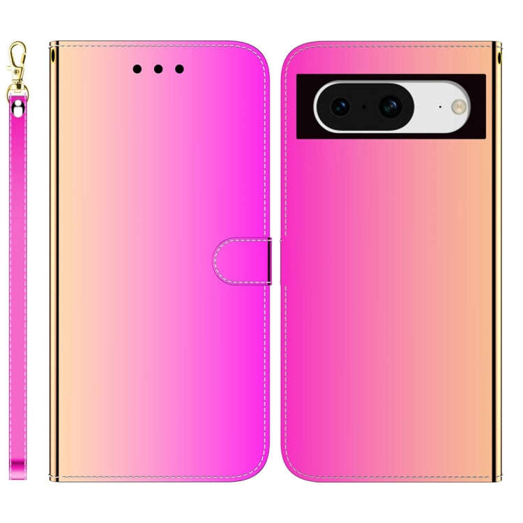 For Google Pixel 8 Imitated Mirror Surface Leather Phone Case(Gradient Color)