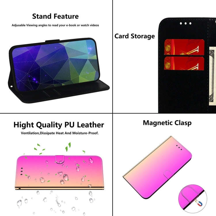 For Google Pixel 8 Imitated Mirror Surface Leather Phone Case(Gradient Color)