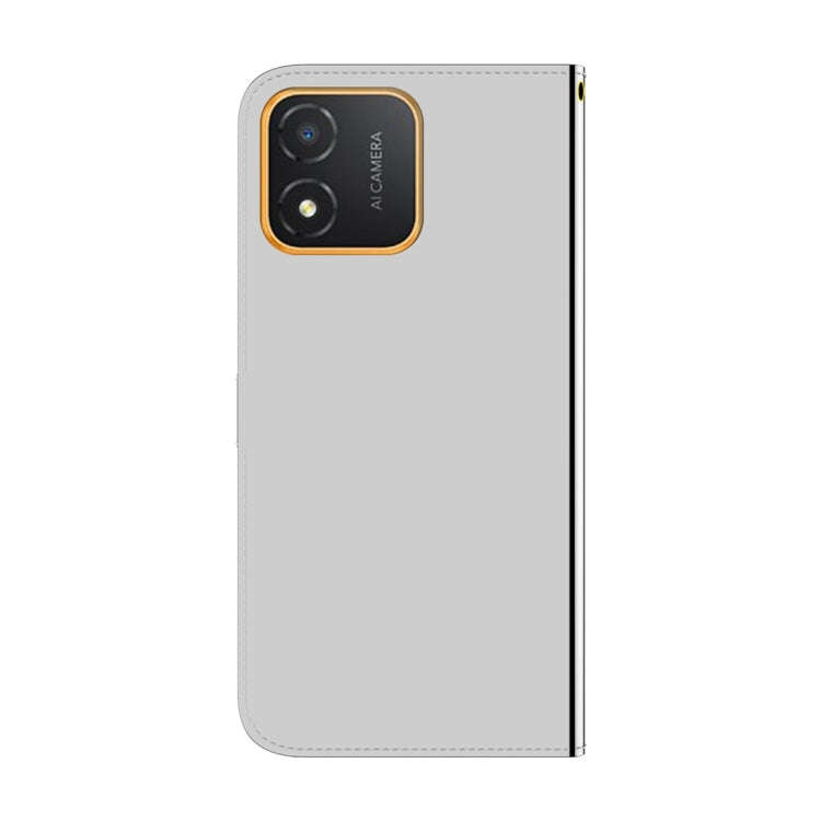 For Honor X5 Imitated Mirror Surface Leather Phone Case(Silver)