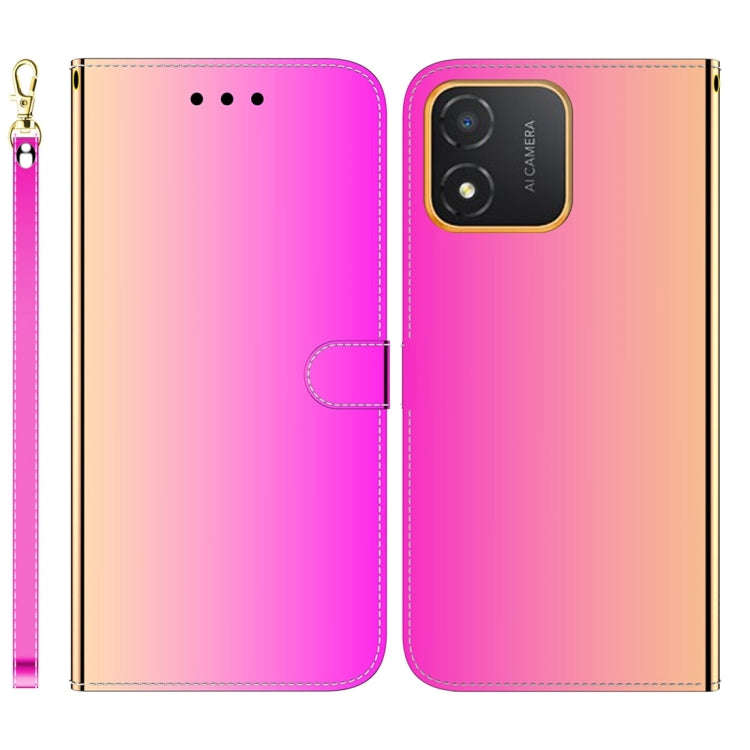 For Honor X5 Imitated Mirror Surface Leather Phone Case(Gradient Color)