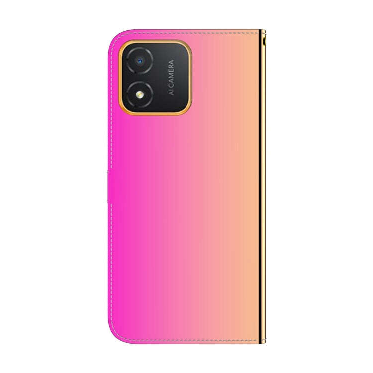 For Honor X5 Imitated Mirror Surface Leather Phone Case(Gradient Color)