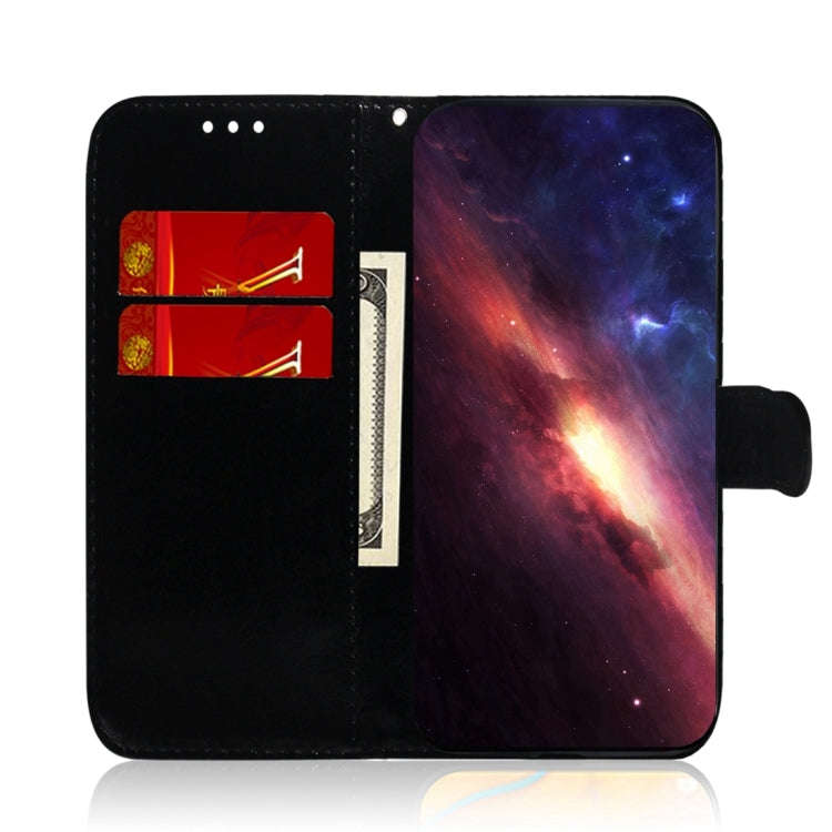 For Honor X5 Imitated Mirror Surface Leather Phone Case(Blue)