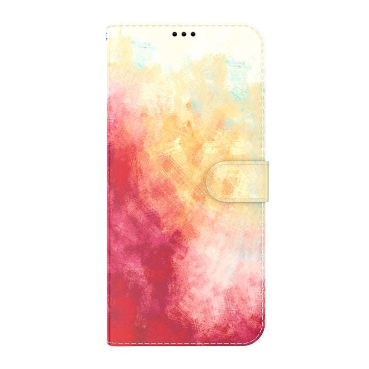 For Google Pixel 8 Pro Watercolor Pattern Flip Leather Phone Case(Spring Cherry)