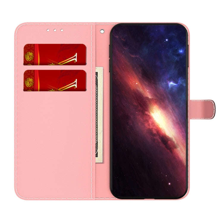 For Honor X5 Watercolor Pattern Flip Leather Phone Case(Berry)