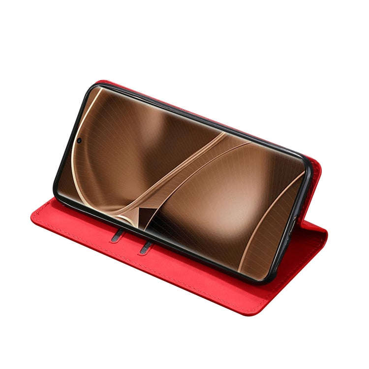 For Tecno Camon 18 / 18 P Skin Feel Magnetic Horizontal Flip Leather Phone Case(Red)