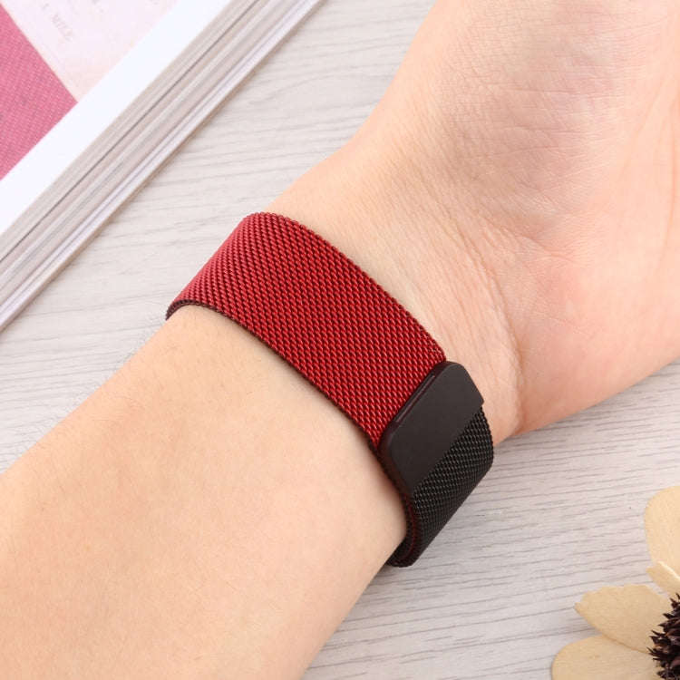 For Apple Watch Series 9&8&7 41mm / SE 3&SE 2&6&SE&5&4 40mm / 3&2&1 38mm Milanese Gradient Stainl...