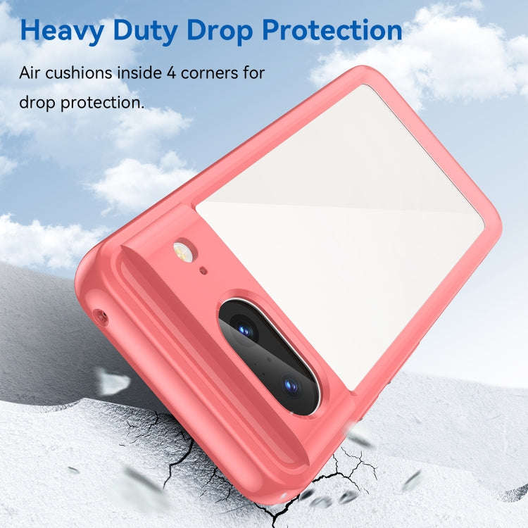 For Google Pixel 8 Colorful Series Acrylic + TPU Phone Case(Red)