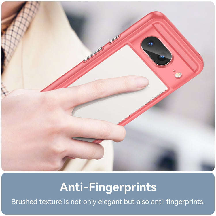 For Google Pixel 8 Colorful Series Acrylic + TPU Phone Case(Red)