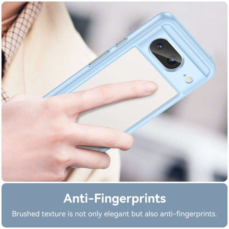 For Google Pixel 8 Colorful Series Acrylic + TPU Phone Case(Blue)