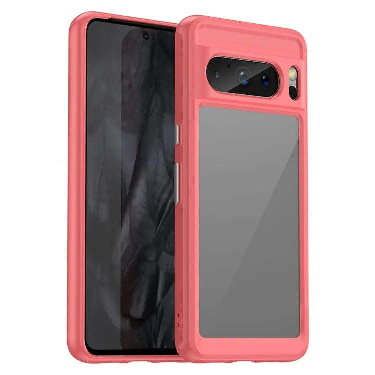 For Google Pixel 8 Pro Colorful Series Acrylic + TPU Phone Case(Red)