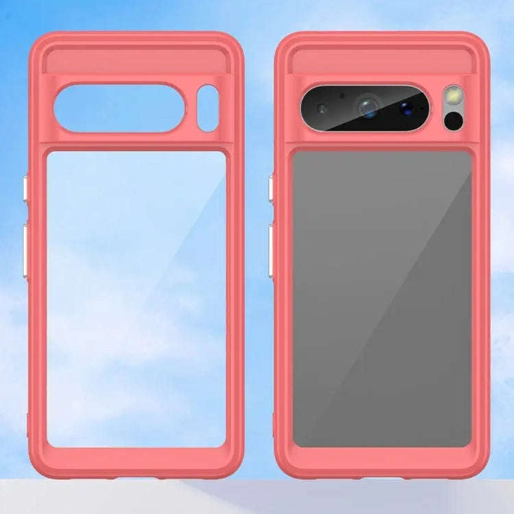 For Google Pixel 8 Pro Colorful Series Acrylic + TPU Phone Case(Red)